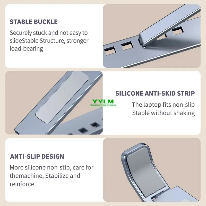 Adjustable Foldable Aluminum Laptop Stand