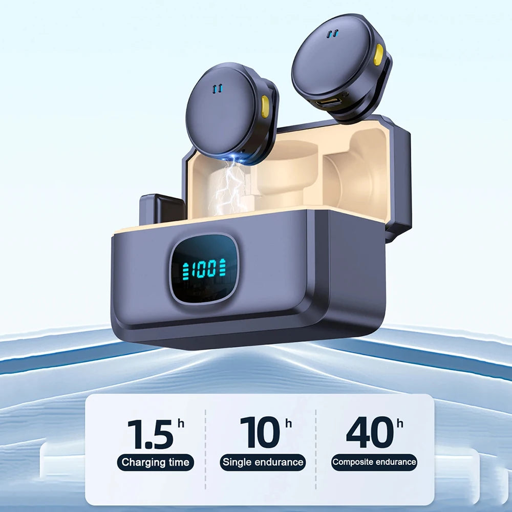 2.4GHz Wireless Magnetic Lavalier Microphone