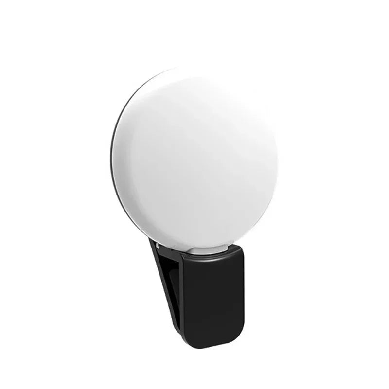 Portable 3-Level Clip-On Selfie Ring Light