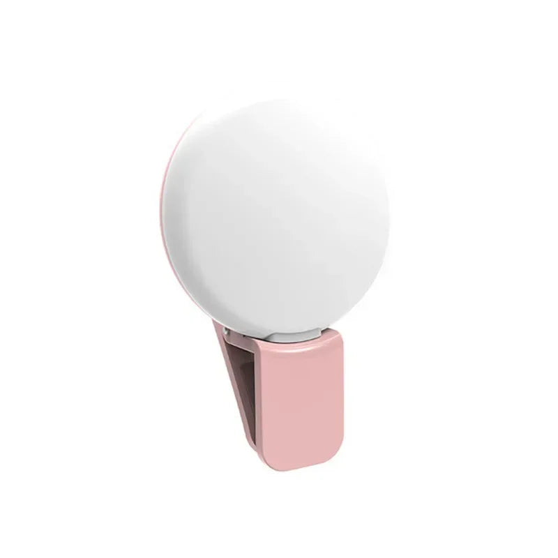 Portable 3-Level Clip-On Selfie Ring Light