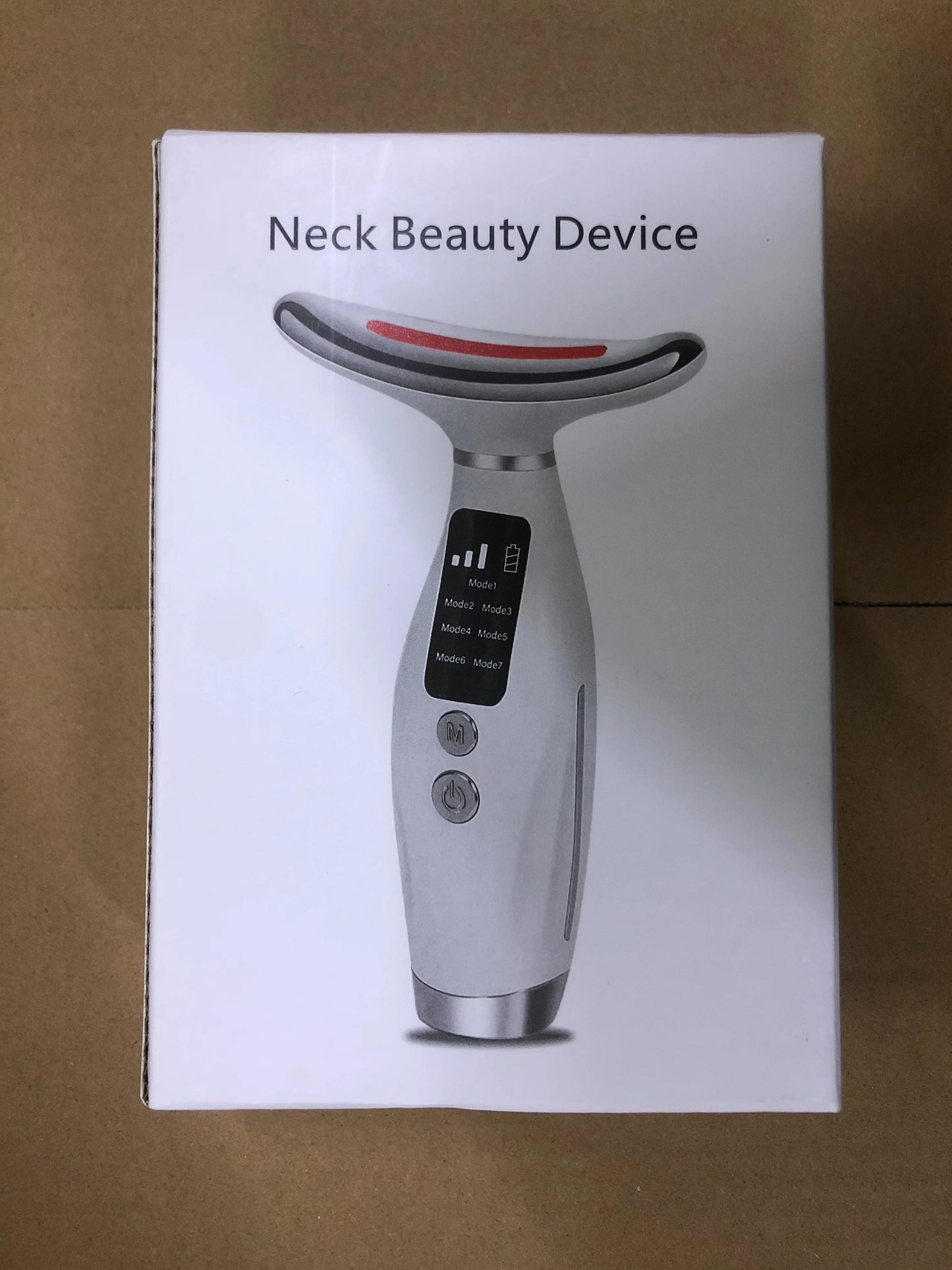 7-Color LED Face & Neck Lifting Massager