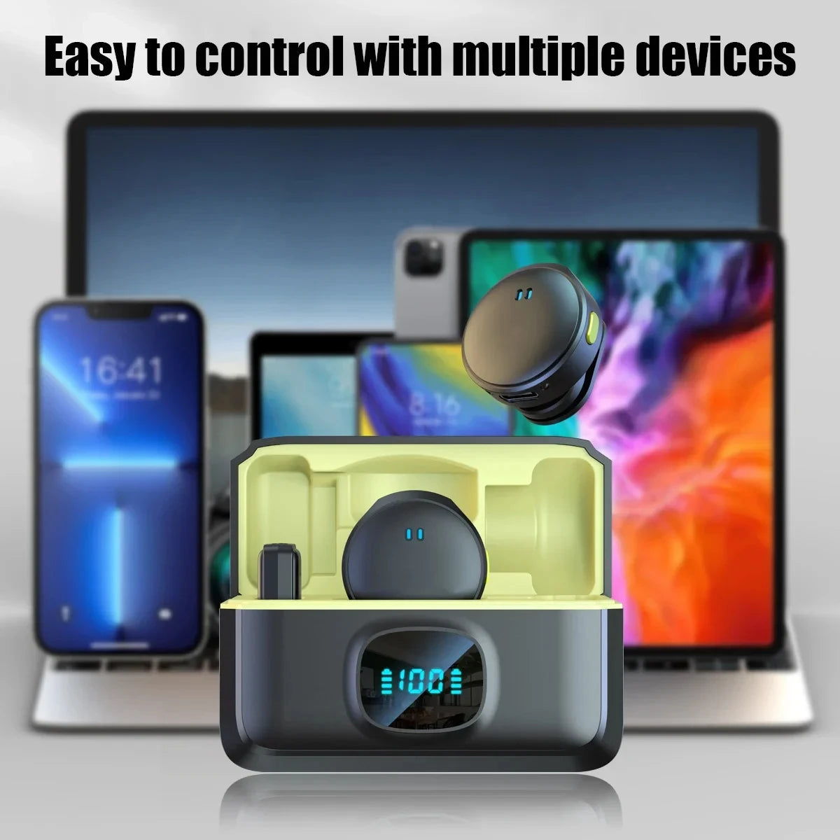 2.4GHz Wireless Magnetic Lavalier Microphone