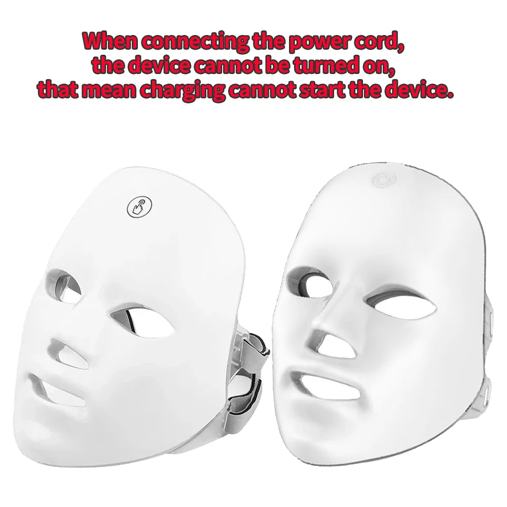 7-Color LED Face & Neck Rejuvenation Mask