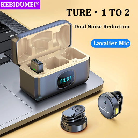 2.4GHz Wireless Magnetic Lavalier Microphone