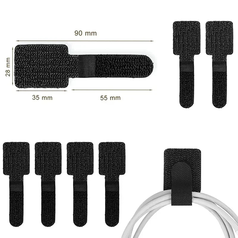Reusable Nylon Cable Organizer Straps