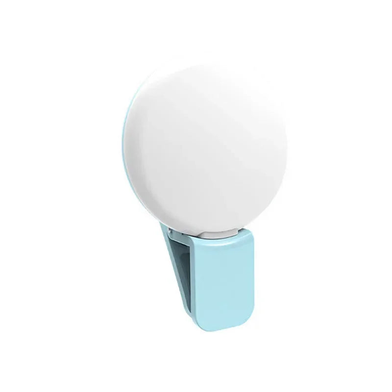 Portable 3-Level Clip-On Selfie Ring Light