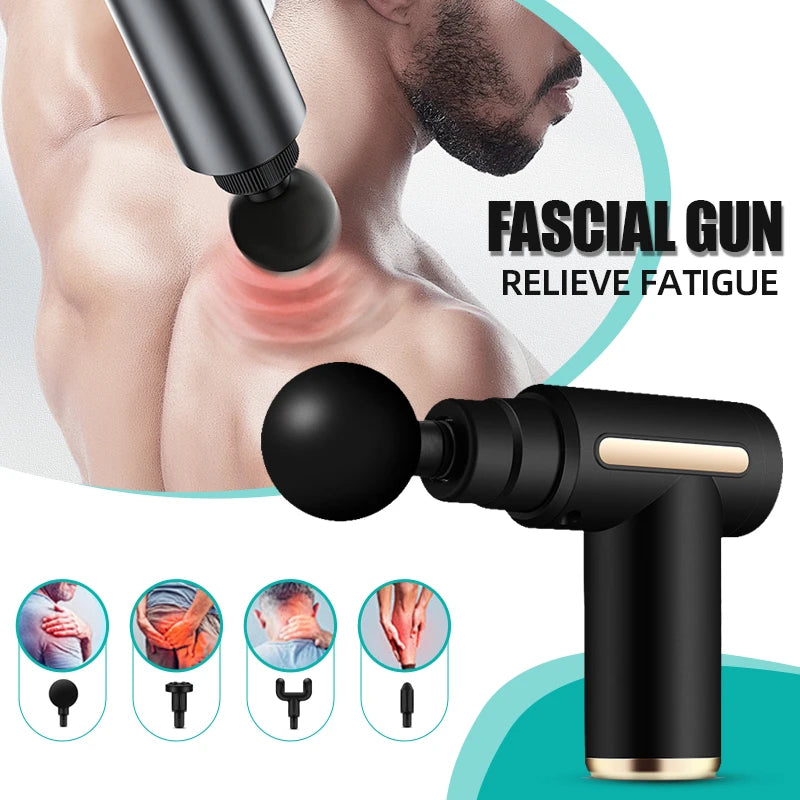 Portable Deep-Tissue Muscle Recovery Massage Gun