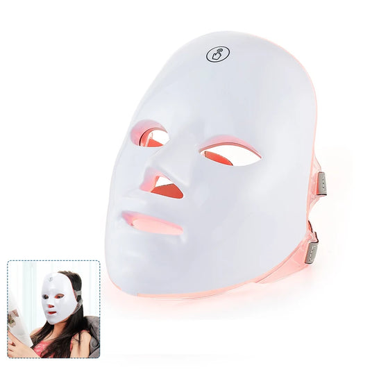 7-Color LED Face & Neck Rejuvenation Mask