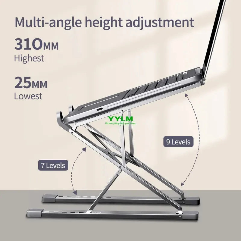 Adjustable Foldable Aluminum Laptop Stand