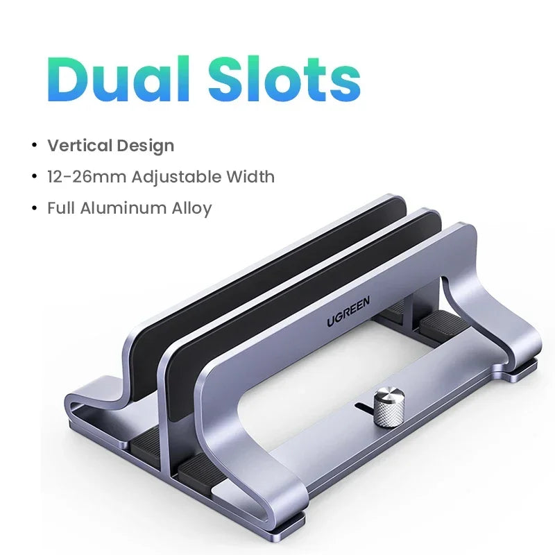 UGREEN Foldable Aluminum Vertical Laptop Stand