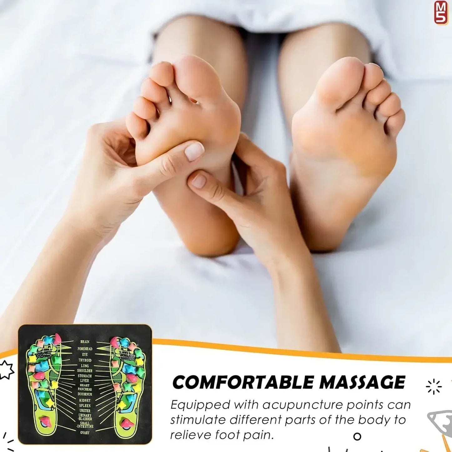 Reflexology Foot Massage & Pressure Board