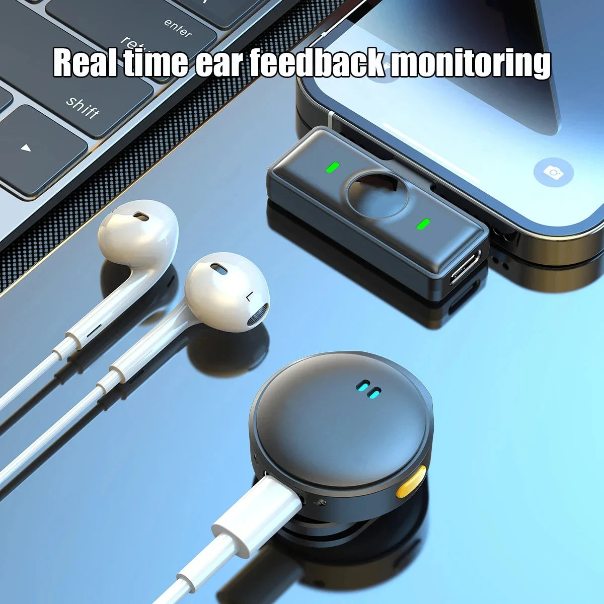 2.4GHz Wireless Magnetic Lavalier Microphone