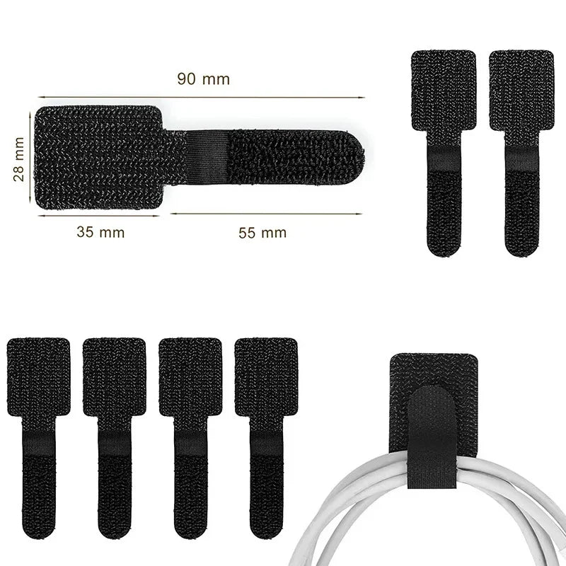 Reusable Nylon Cable Organizer Straps