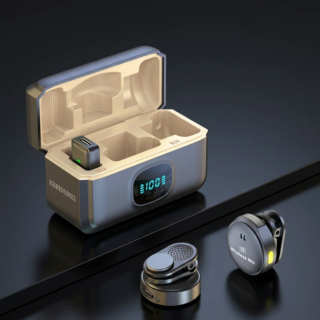 2.4GHz Wireless Magnetic Lavalier Microphone